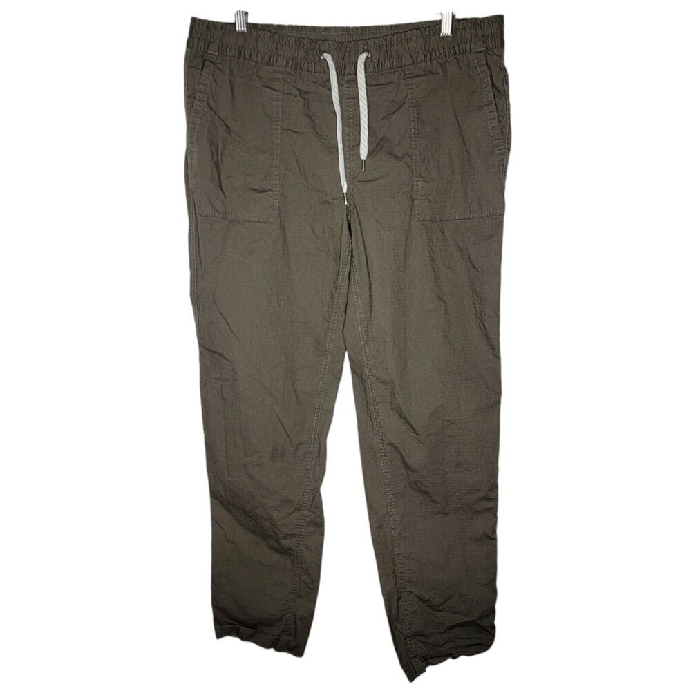 Vuori Vintage Ripstop Pants Green Women's Size Medium M Drawstring Hiking